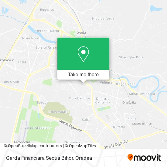 Garda Financiara Sectia Bihor map