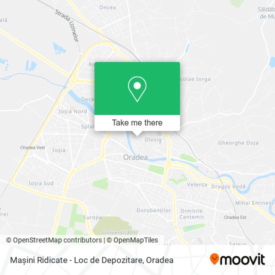 Mașini Ridicate - Loc de Depozitare map
