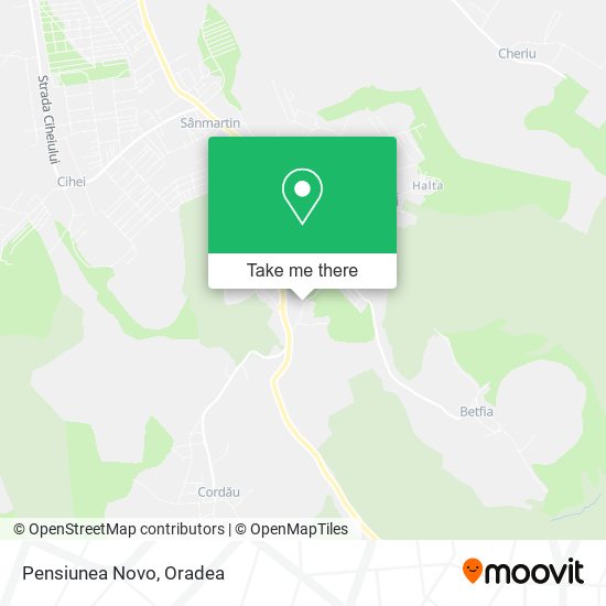 Pensiunea Novo map