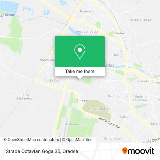Strada Octavian Goga 35 map