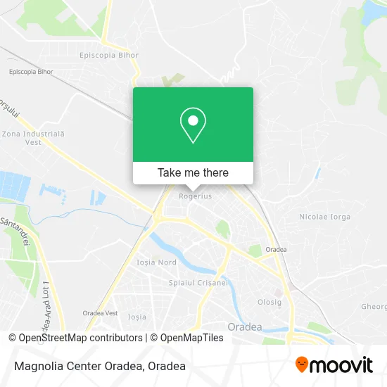 Magnolia Center Oradea map