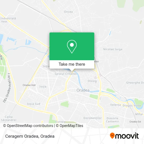 Ceragem Oradea map