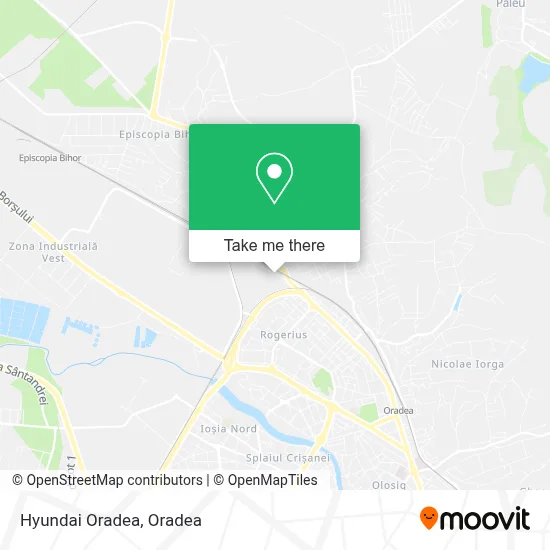 Hyundai Oradea map