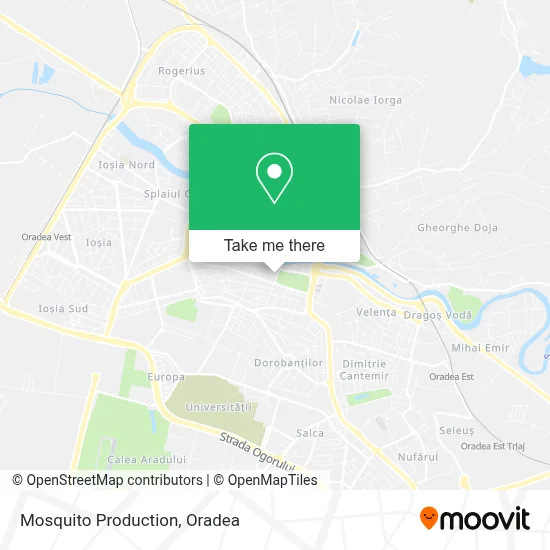 Mosquito Production map