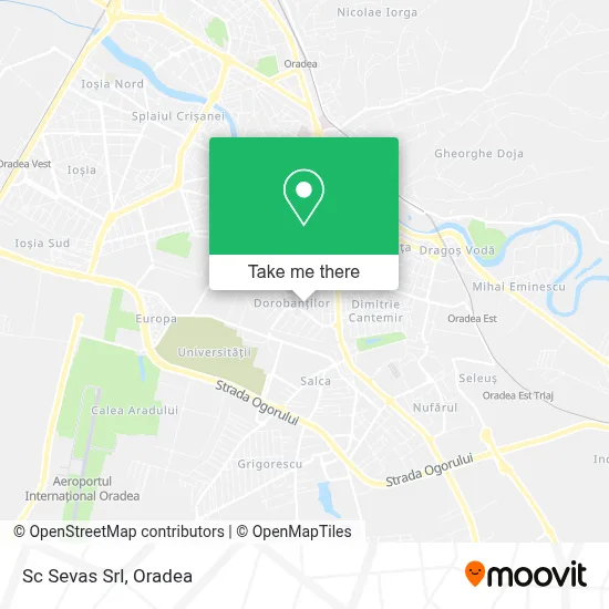 Sc Sevas Srl map