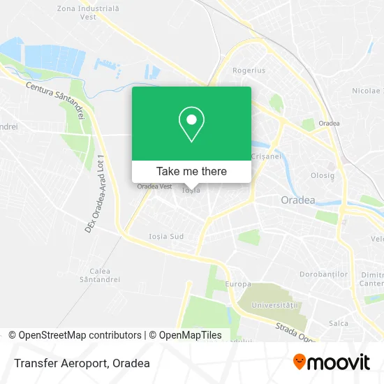 Transfer Aeroport map
