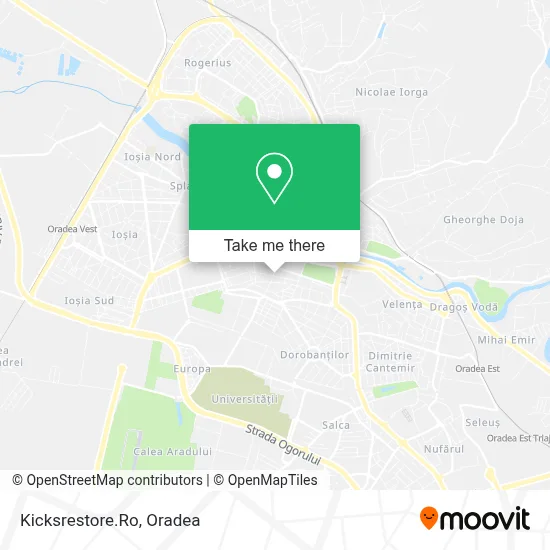 Kicksrestore.Ro map