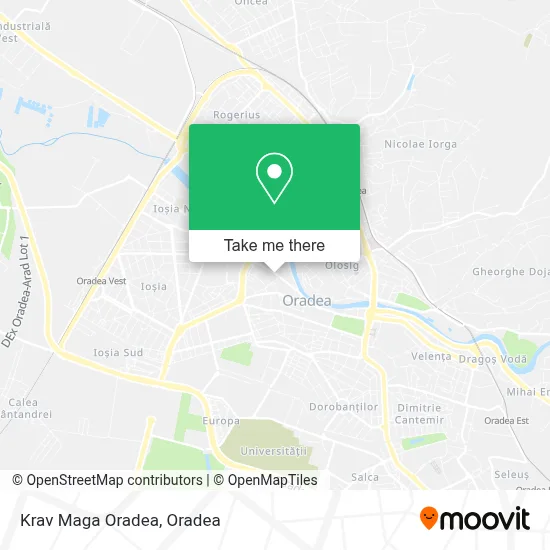 Krav Maga Oradea map