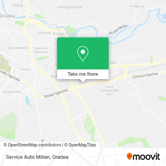 Service Auto Milian map