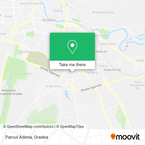 Parcul Adona map