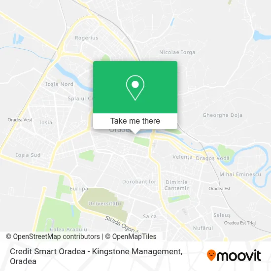 Credit Smart Oradea - Kingstone Management map