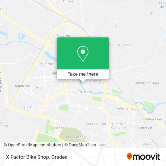 X-Factor Bike Shop map