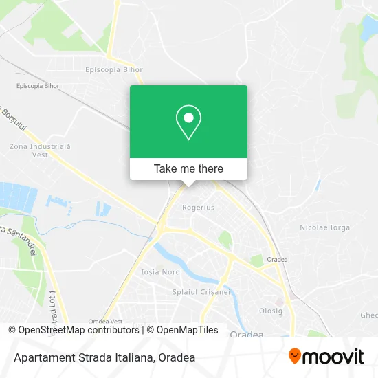 Apartament Strada Italiana map