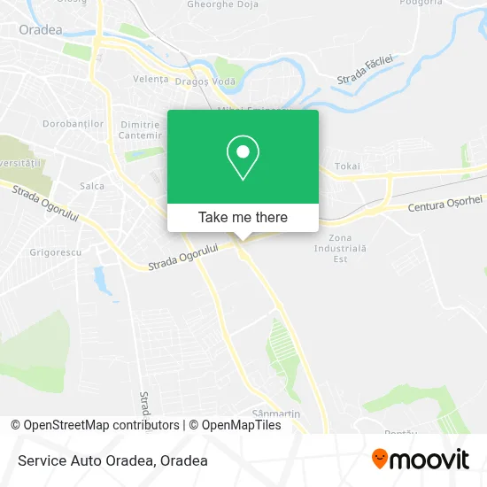 Service Auto Oradea map