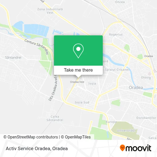 Activ Service Oradea map