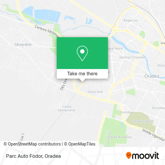 Parc Auto Fodor map