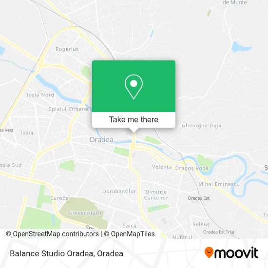 Balance Studio Oradea map