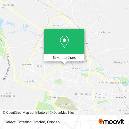 Select Catering Oradea map