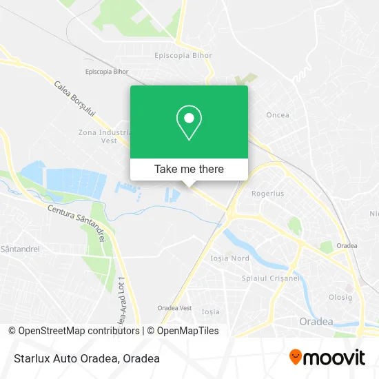 Starlux Auto Oradea map