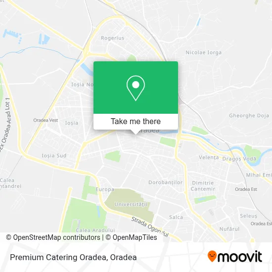 Premium Catering Oradea map
