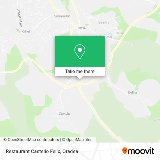 Restaurant Castello Felix map
