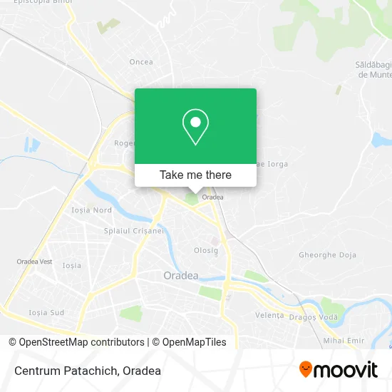 Centrum Patachich map