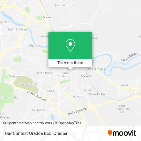 Bar Contest Oradea Bco map