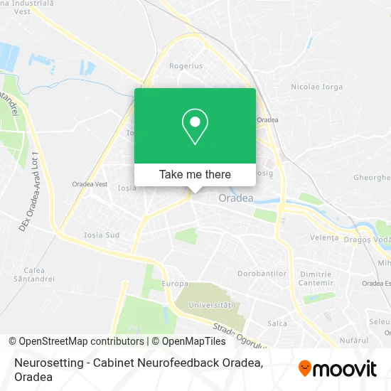 Neurosetting - Cabinet Neurofeedback Oradea map