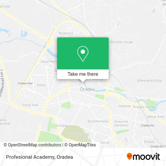 Profesional Academy map