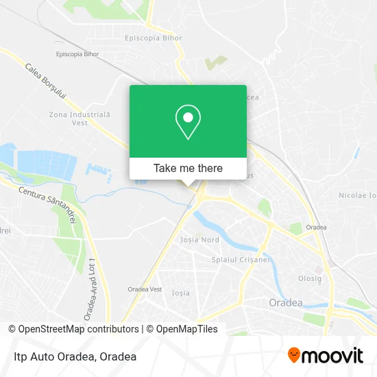 Itp Auto Oradea map