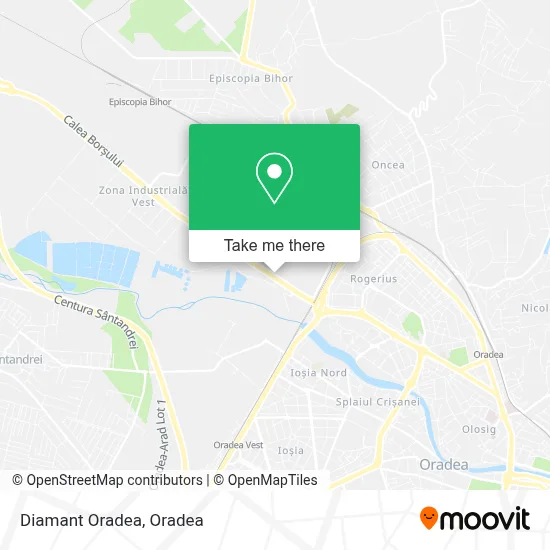 Diamant Oradea map