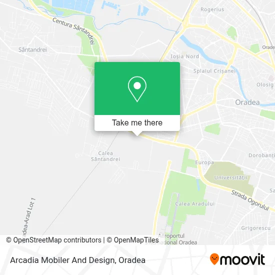 Arcadia Mobiler And Design map