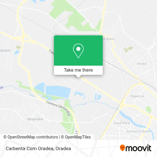 Carbenta Com Oradea map