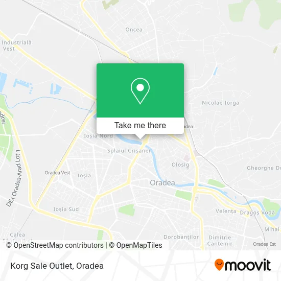Korg Sale Outlet map