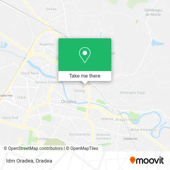 Idm Oradea map