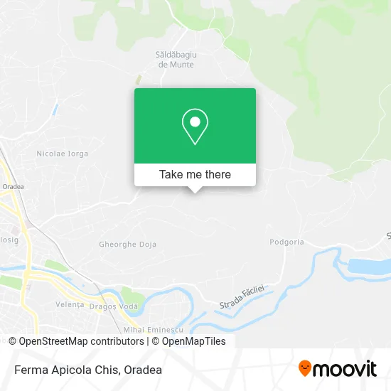 Ferma Apicola Chis map