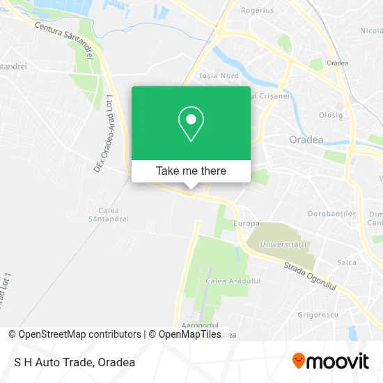 S H Auto Trade map