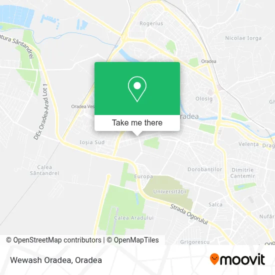 Wewash Oradea map