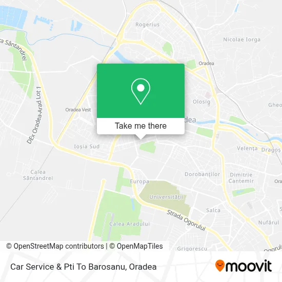 Car Service & Pti To Barosanu map