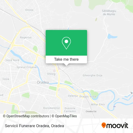 Servicii Funerare Oradea map