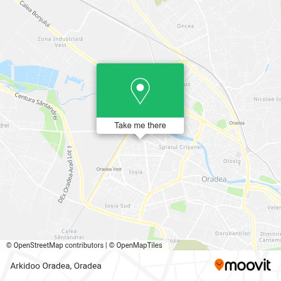 Arkidoo Oradea map