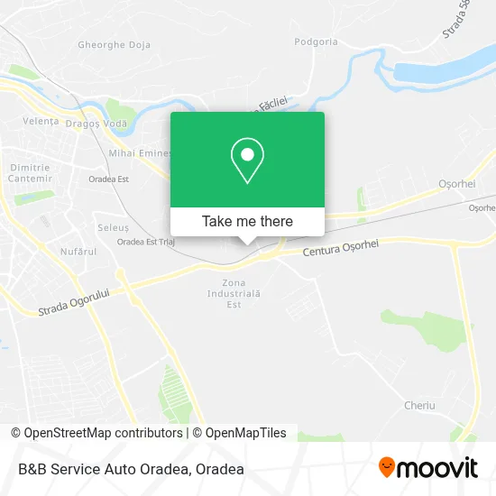 B&B Service Auto Oradea map