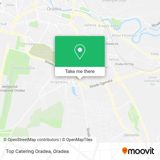 Top Catering Oradea map