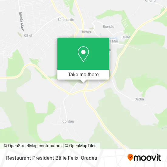 Restaurant President Băile Felix map