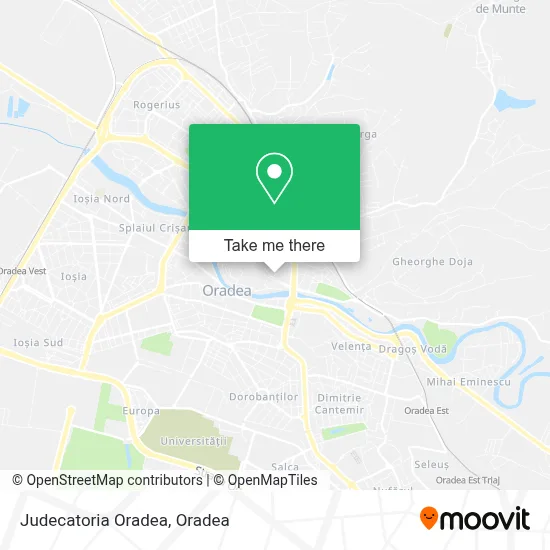 Judecatoria Oradea map