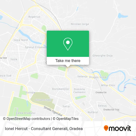 Ionel Hercut - Consultant Generali map