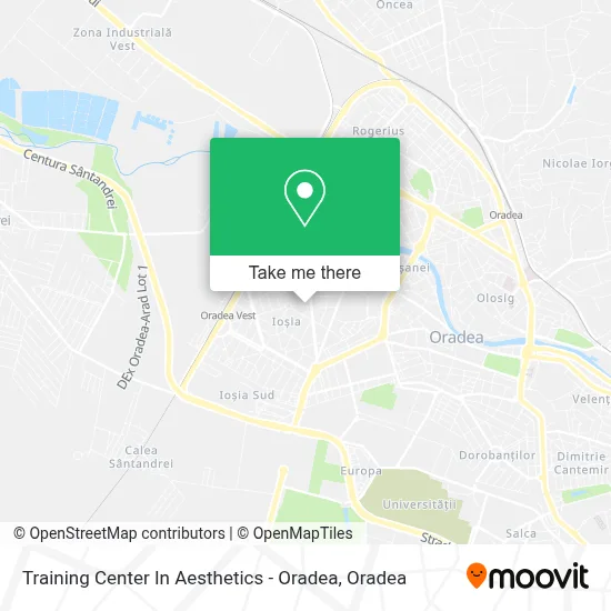 Training Center In Aesthetics - Oradea map