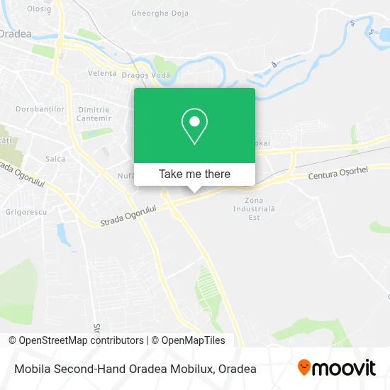 Mobila Second-Hand Oradea Mobilux map