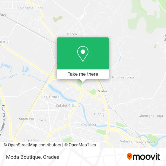 Moda Boutique map