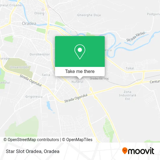 Star Slot Oradea map